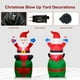 thumbnail image 5 of Inflables navideños de 6 pies Papá Noel Caja de regalo de Papá Noel gigante con 6 luces LED a prueba de agua con estacas de piso y cuerdas para decoraciones navideñas navideñas en el jardín, 5 of 8
