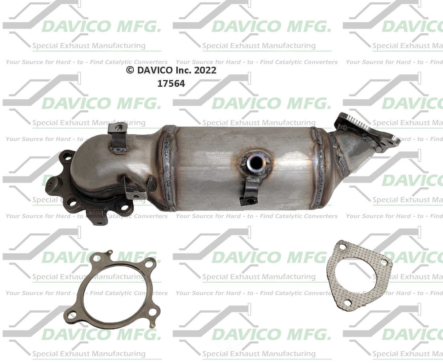 Davico Mfg 17564 Direct-Fit Catalytic Converter