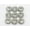 Clear+Silver, variant on U8MO 100 Silver Bling Crystal Rhinestone Pearl Flatback Button Beads 11mm Free Ship-Clear+Silver