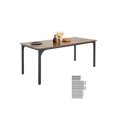 thumbnail image 1 of VEVOR 71in Rectangle Dining Table Wood Kitchen Table for 6-8 Person Brown (Only Table), 1 of 9