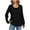 Black, variant on Annhoo Womens Long Sleeve Tops Square Neck Pleated Casual Dressy Shirts Fall Loose Solid Tunics for Leggings
