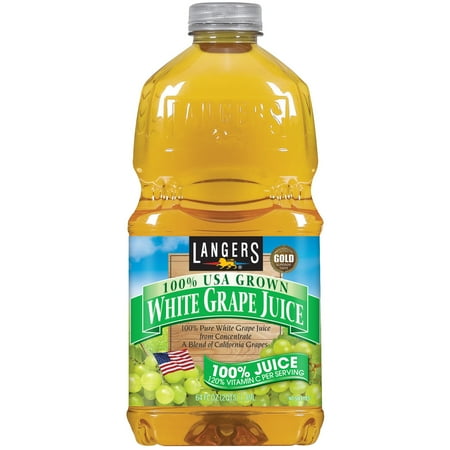 Vita Mix Juicer - (8 Pack) Langers 100% Juice, White Grape with Vitamin C, 64 Fl Oz, 1 Count