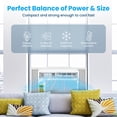 thumbnail image 3 of Senville 6000 BTU Window Air Conditioner, Cooling for Rooms up to 250 sq ft, Washable Filter, Easy to Use, 3 of 7