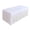 White, variant on 4FT Rectangular Pleated Skirt Tablecloth in Lavender Purple - Wrinkle Resistant Polyester Table Cover with Elegant Ruffled Drop for 120x60x75cm Banquet, Wedding & Event Tables
