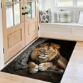 thumbnail image 6 of 1PC Lion-Patterned Area Carpet Local Carpet, Lightweight Washable Easy-to-Tidy Carpet Mat Festival Gift, Suitable for Living Room, Bedroom, Dining Room, Office, Hallway, Room Accessones, 6 of 10