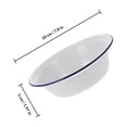 thumbnail image 2 of FUEENIRVA Multipurpose Enamel Basin Para Cocina Con Gran Capacidad Y Base Estable Antideslizante, 2 of 8