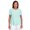 MIST GREEN, variant on Alfred Dunner Women's Classics Brights Solid Texture Split Shirttail Tee (US, Alpha, X-Large, Regular, Petite, Petite, Geranium)