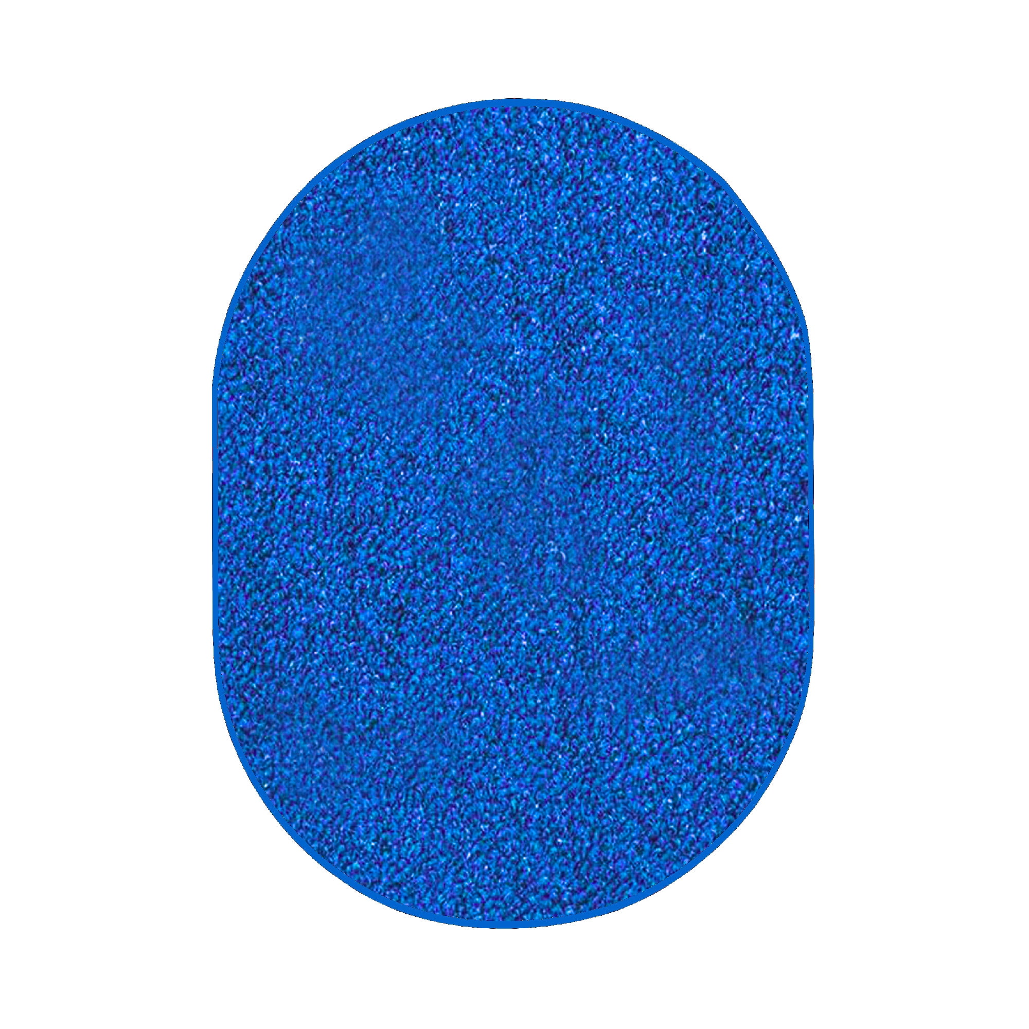 Furnish My Place Indigo Blue 2' x 8' Oval Solid Color Rug Made In Usa ...