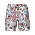 thumbnail image 4 of Lsque Mens Swim Trunks Abstract Floral Pattern - Bathing Suit Compression Liner - Beach Swim Shorts Swimwear - (S-3XL) - Stretch Quick Dry -X-Large, 4 of 9