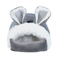 thumbnail image 2 of Xihbxyly Mini Nido para Hámster, Acogedor Diseño de Oso de Algodón, Cama de Invierno Cálida y Desmontable, Ideal para Hámsteres Enanos, Ratones y Animales Pequeños. Ideal para Jugar En Interiores, Es, 2 of 6