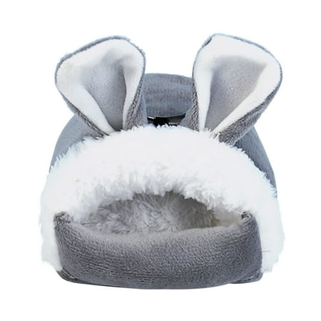 HKEJIAOI Christmas Gift - Mini Hamster Nests Golden Bear Cotton Nests Hamster Warm Winter Detachable Nests Cute Cute Nests Honey Bag