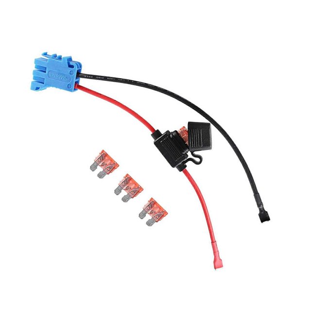 12V SLA Battery Connector Harness Replacement With 40A Fuses for Children Electric Ride On Vehicle Easy Installation