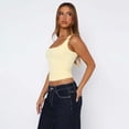 thumbnail image 4 of Women's Fashion Camisole Sleeveless Tank Top Yellow S, 4 of 4