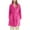 Hot Pink, variant on Tnhcen Women's Fleece Robe Plush Long Hooded Sleepwear Bathrobe Loungewear Soft Thermal Kimono Cozy Outfit with Pockets Customization Available Black