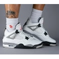 thumbnail image 2 of Ni - ke Size 13 - Jordan 4 Retro OG Mid White Cement, 2 of 5
