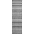 thumbnail image 2 of Addison Rugs Mayfield Washable Transitional Stripes Gray Runner Rug, 2'3" x 7'6", 2 of 5