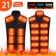 thumbnail image 3 of Chaleco autocalentable de 9 áreas, chaqueta térmica para hombre y mujer, chaqueta térmica con USB, ropa cálida para pescar en invierno, 3 of 5
