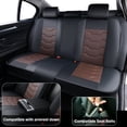 thumbnail image 4 of Leather Car Seat Covers, Universal Type, Suitable For Most Cars, Trucks, Suvs, And Vans, Waterproof And Non-Slip Protective Covers, Compatible With Airbags., 4 of 10
