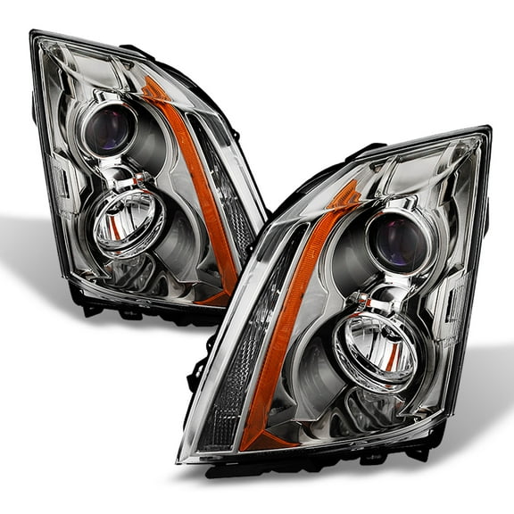 AKKON - For Cadillac CTS CTS-V OE Replacement Halogen Headlights Left/Right Driver Passenger Lamps Set