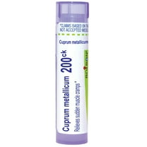 Boiron Cuprum Metallicum 200CK, Homeopathic Medicine for Sudden Muscle Cramps, 80 Pellets