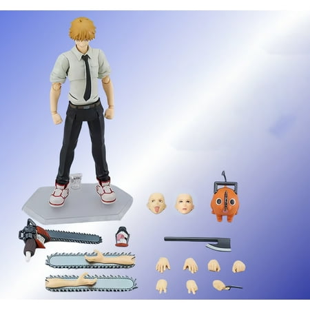 Chainsaw Man figma Denji Action Figure Collectible Model, Multicolor