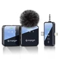 thumbnail image 1 of PQRQP 3-in-1 Mini Microphone for iPhone/Android/Camera, Hi-Fi Audio, 48kHz/24-bit,Wireless Microphone, 328ft Range, 18H, 1 of 8