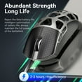 thumbnail image 6 of ATTACK SHARK R3 Wireless Gaming Mouse, 46g Superlight Magnesium Alloy Triple-Mode Computer Mouse, 8000Hz Polling Rate, PAW3395 26K DPI Sensor Programmable Mice for PC/Win/Mac (Grey & Griptape), 6 of 6