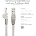 thumbnail image 3 of StarTech 6in (15cm) CAT6 Ethernet Cable - LSZH (Low Smoke Zero Halogen) - 10 Gigabit 650MHz 100W PoE RJ45 UTP, 3 of 5