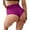 Purple, variant on Women's High Waist Yoga Shorts Gym Workout Booty Dance Hot Pants Athletic Butt Lifting Sports Leggings