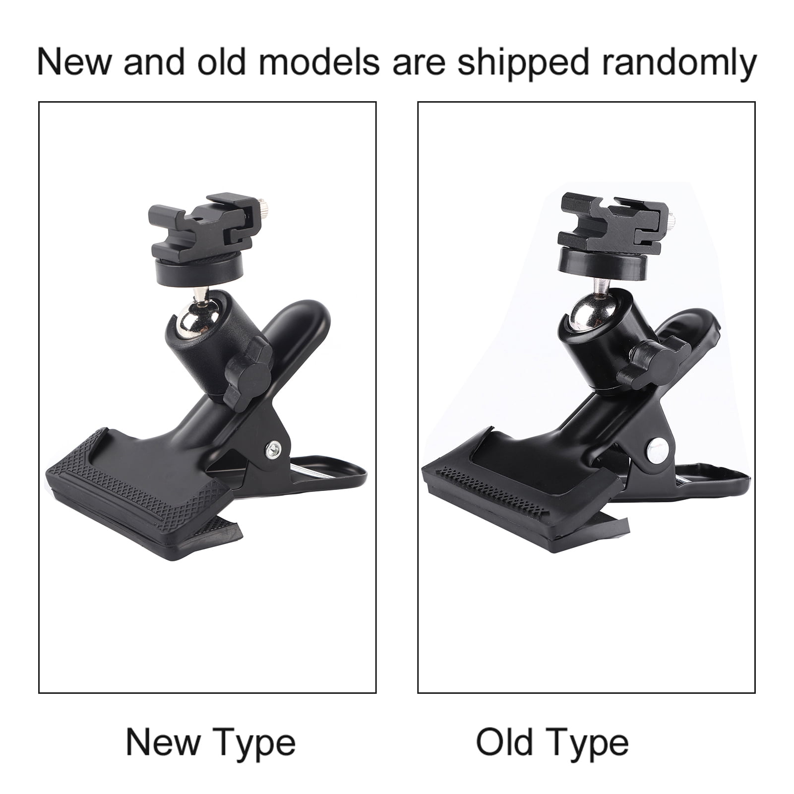 EZSPTO Studio Backdrop Clamp, 2 In 1 Design Light Stand Clamp, For Clip