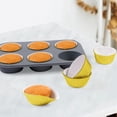 thumbnail image 3 of Capacillos para muffins o cupcakes BinDamon de papel dorado, tamaño estándar, 200 unidades, 3 of 6
