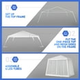 thumbnail image 5 of UBesGoo 10' x 10' Canopy Tent Wedding Party Tent w/ Mesh Netting, 5 of 7