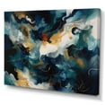 thumbnail image 2 of DESIGN ART Designart "Blue And White Artistic Movement" Modern Geometric Wall Art Prints 32 in. wide x 16 in. high, 2 of 5