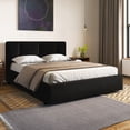 thumbnail image 5 of Omax Decor Venice Upholstered Platform Queen Bed in Black Boucle Fabric, 5 of 10