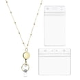 thumbnail image 1 of Collar de insignia redondo Uxcell con 1 juego de soporte para ID, tono dorado, 1 of 7