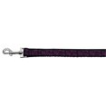 thumbnail image 1 of Pink And Black Swirly Nylon Ribbon Dog Collars 1 Wide 6Ft Leash, 1 of 1