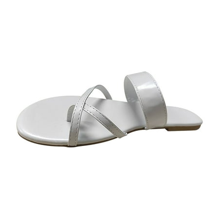

Womens Leisure Vacation Outside Wear Flip Flops Flat Bottom Beach Slippers Summer Open Toe Slide Sandals Comfortable Flats Flip-Flops Sandal Casual Platforms Wedge Sandals Heeled Sandals A38658
