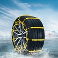 thumbnail image 1 of Aodebiao Nylon Car Snow Chains, Silent & Durable Traction Chains, Enhanced Braking Performance for Winter Driving, High Pressure Resistant Snow Chains for Safe Highway Use, 1 of 6