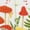 White, variant on Women Mushroom Floral Print V Neck T-Shirts Cute Nature Tank Tops