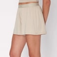 thumbnail image 2 of Hanes Originals Women's SuperSoft Comfywear Sleep Shorts, 3.25" Cocoa Butter XS, 2 of 6