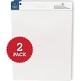 thumbnail image 2 of Business Source 25"x30" Self-stick Easel Pads - 30 Sheets - Plain - 25" X 30" - White Paper - Cardboard Cover - Self-stick - 2 / Carton, 2 of 2