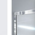 thumbnail image 6 of Infinity-Z 30 Inch D x 60 Inch W x 74-3/4 Inch H Clear Sliding Shower Door with Right Drain Shower Base, 6 of 14