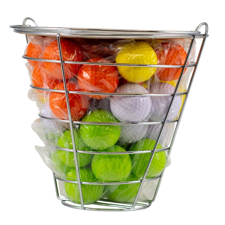 Foam Practice Golf Balls With Range Bucket, 42-Count photo 1