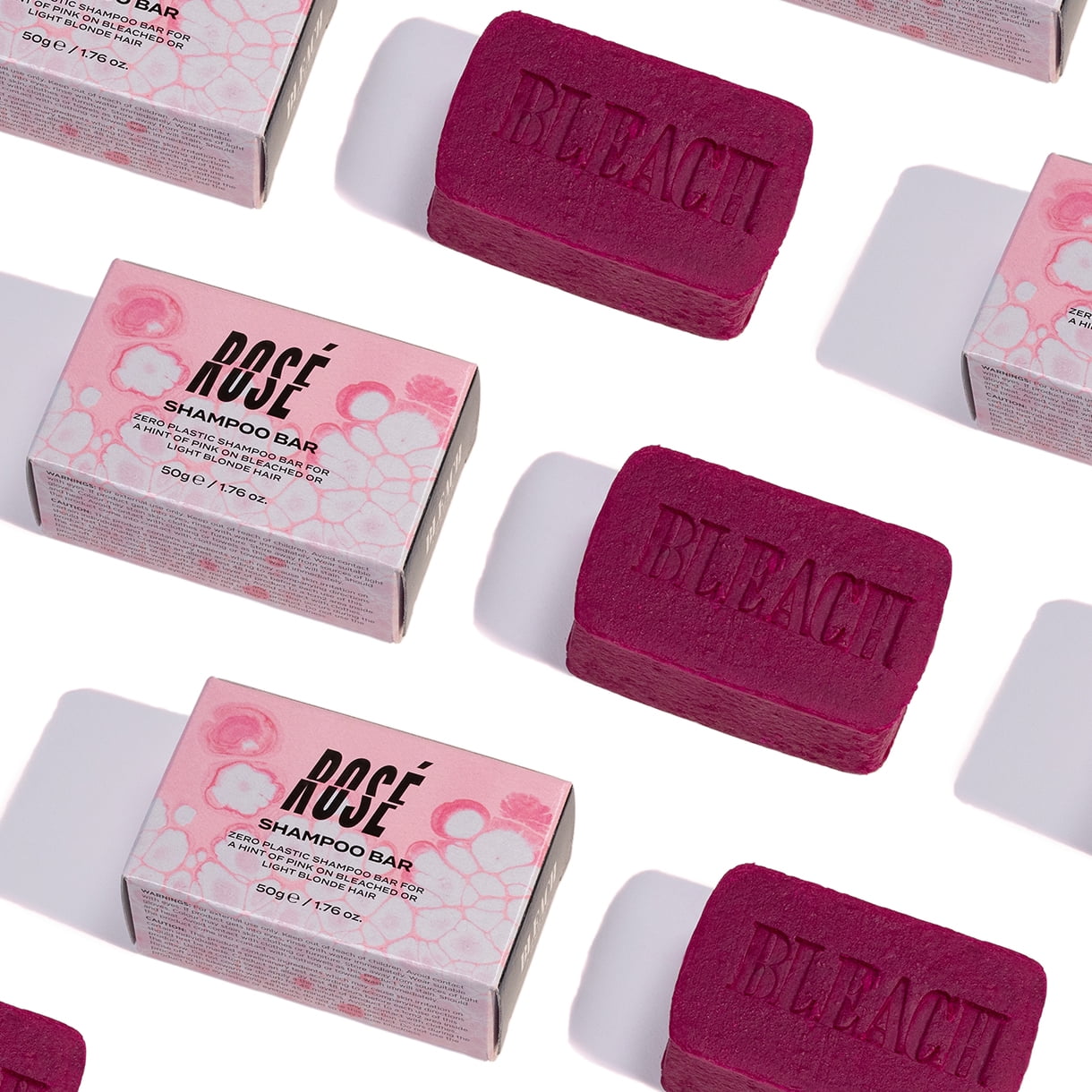 Bleach London Rose Color-Toning & Nourishing Shampoo Bar, 1.76 oz