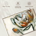 thumbnail image 6 of Elephant Stock Bloomed Wall Art - Horizontal Canvas Wall Art - Living Room Wall Decor - Abstract Canvas - Gray And Orange Decor By A. Fitzsimmons - 45" x 30", 6 of 8
