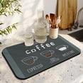 thumbnail image 3 of Professional-Grade 19.5x12in Coffee Bar Mat Super Absorbent, Anti-Slip Silicone - Perfect Coffee Drying Mat for Kitchen Counters, Coffee Pots, Espresso Machines, 3 of 7