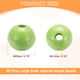 thumbnail image 2 of Uxcell 50 piezas de cuentas de madera verde claro de 20 mm, cuentas redondas sueltas con agujero grande para hacer joyas, collares y pulseras., 2 of 7