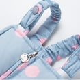 thumbnail image 7 of Mercatoo 2-Piece Baby Snowsuit Toddler Winter Bunny Ear Hooded Puffer Jacket and 𝐒now Bib Pants Kids Warm Fashion Ski suits, 7 of 7
