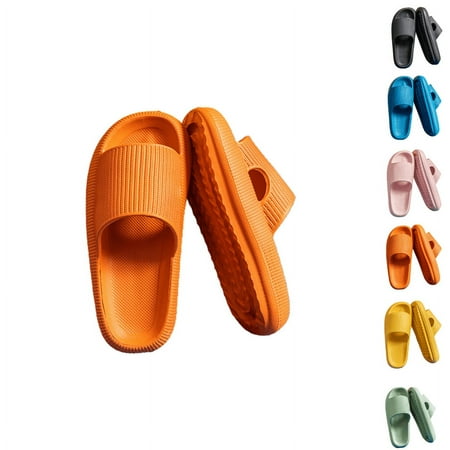 

The Perfect Part Unisex Cloud Slides with Open Toe Design & Thick Sole Shower Shoes for Women & Men