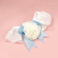thumbnail image 4 of CBFFDC Pet Neck Circle Pet Collar Princess Style Three dimensional Flower Lace Comfortable Wear Elastic Strap Up Adorable Triangle Dogs Cats, 4 of 6